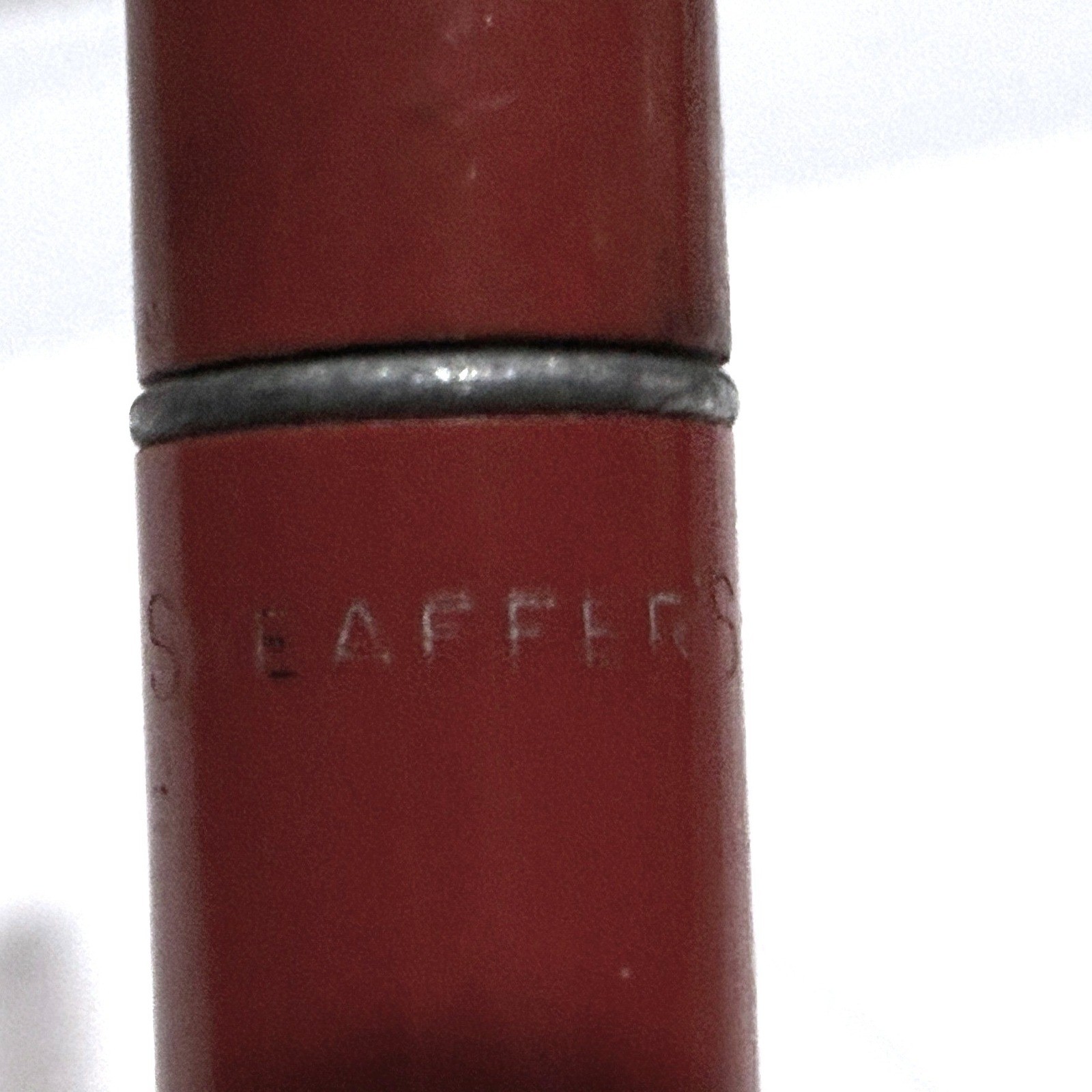 Vintage Sheaffer Mechanical Pencil Red Textured Barrel Chrome Trim MCM USA