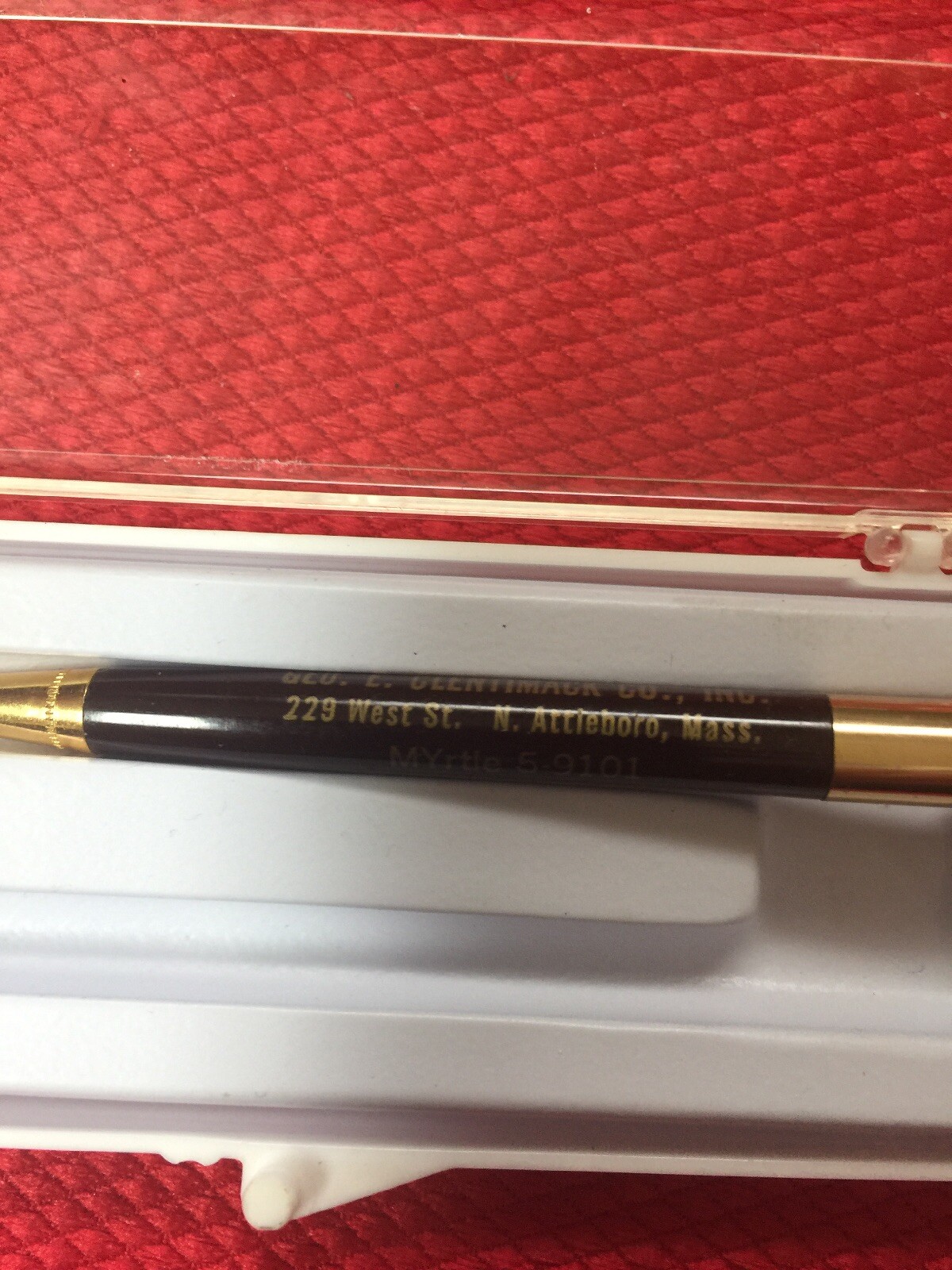 Vintage Vernon Mechanical Pencil Geo E Clentimack Co In Attleboro Mass Fabric