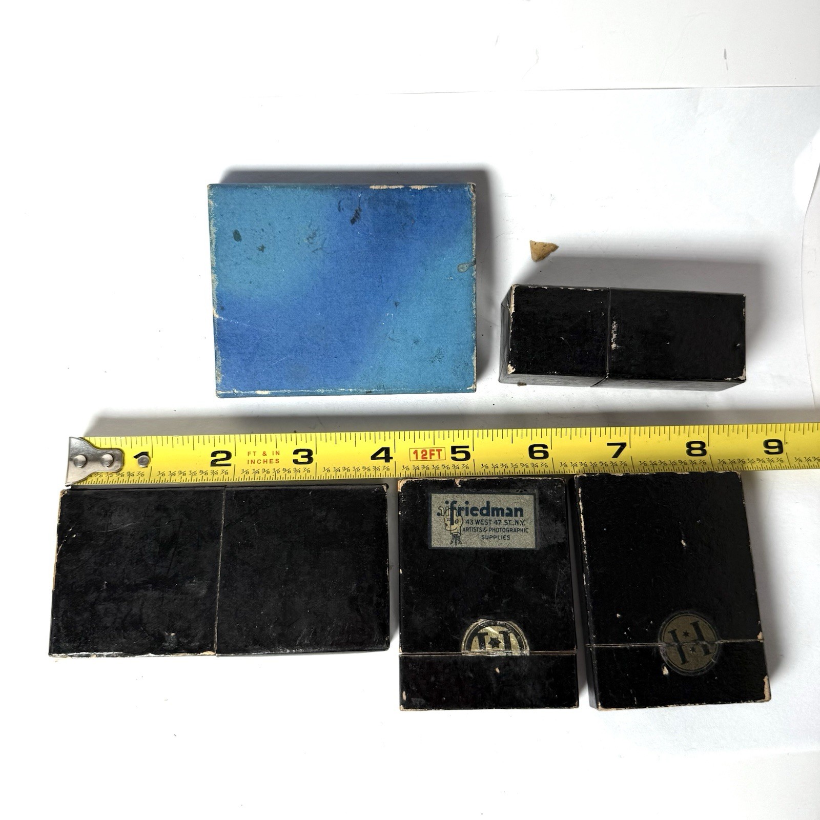 Vintage Boxes Lot Of Listo Leads Black A. W Farmer And Empire Layout Chalks
