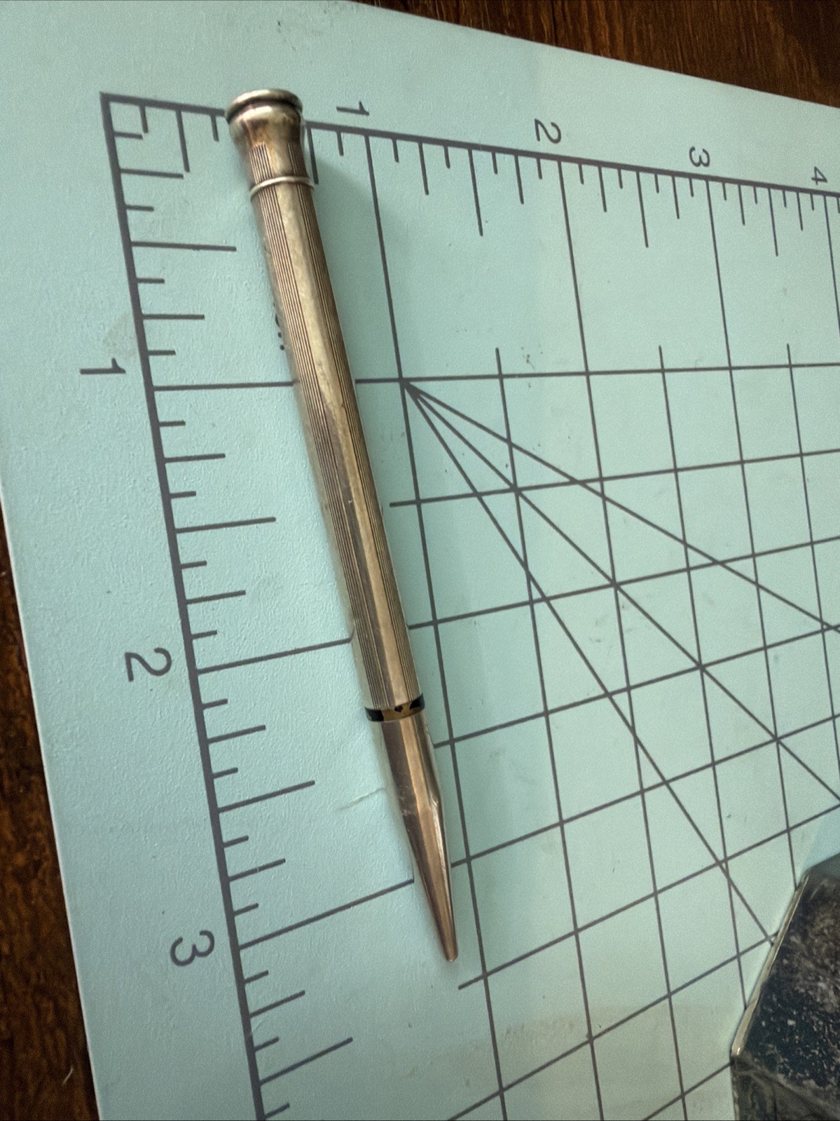 Vintage AXT Sterling Silver Mechanical Twist Pencil Made in USA- BROKEN – 7.65G