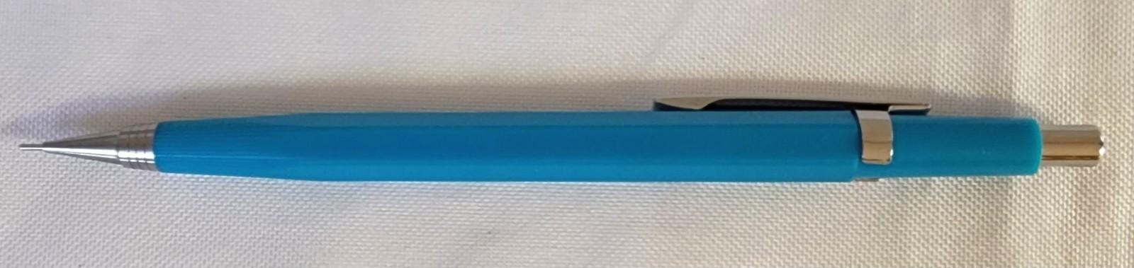 BEROL 0.5mm TM5 PUSH ACTION AUTO FEED MECHANICAL PENCIL TURQUOISE + DRAWING LEAD