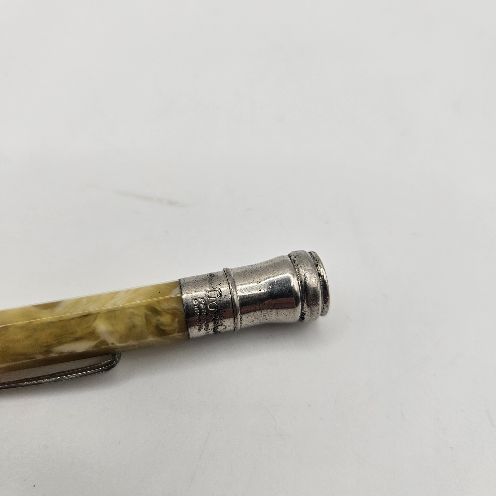 Vtg. Dur-O-Lite 1930s Mechanical Pencil Yellow