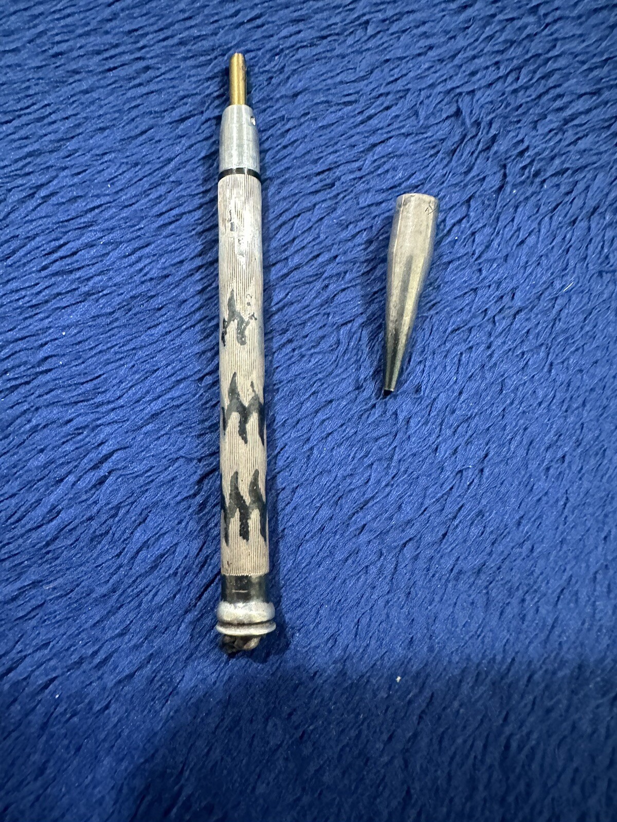 Vintage AXT Sterling Silver 925 Mechanical Pencil Pendant, 3.5” Long