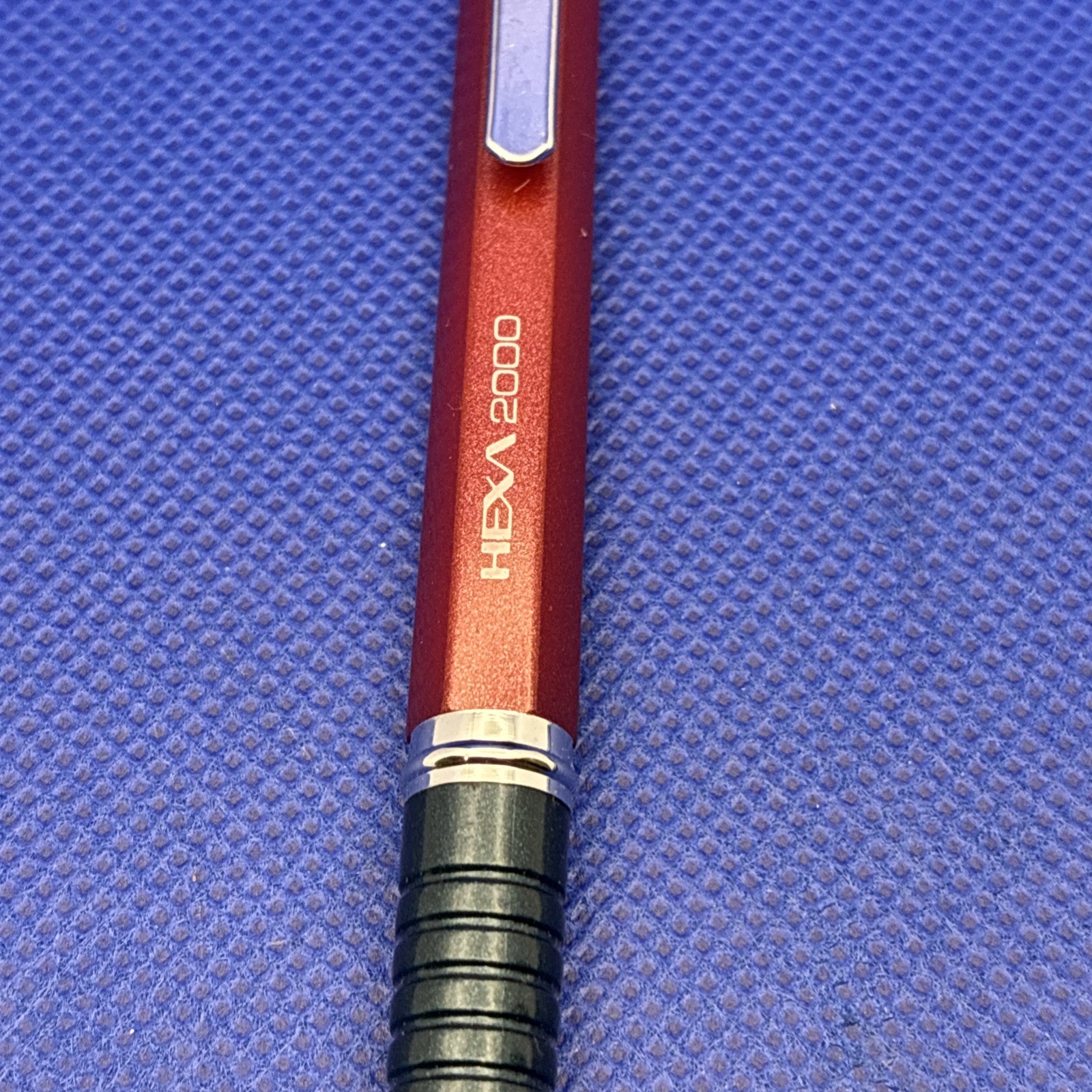 Vintage Retro Hexa 2000 mechanical pencil Red Green Korea Plastic MICRO