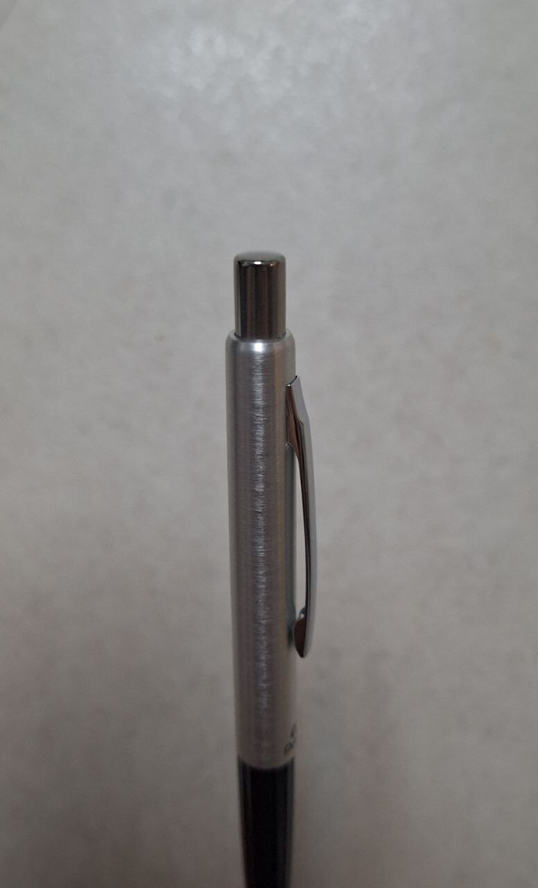 Vintage Pentel Mechanical Pencil S55 0.5mm Black Silver RARE Discontinued Pen