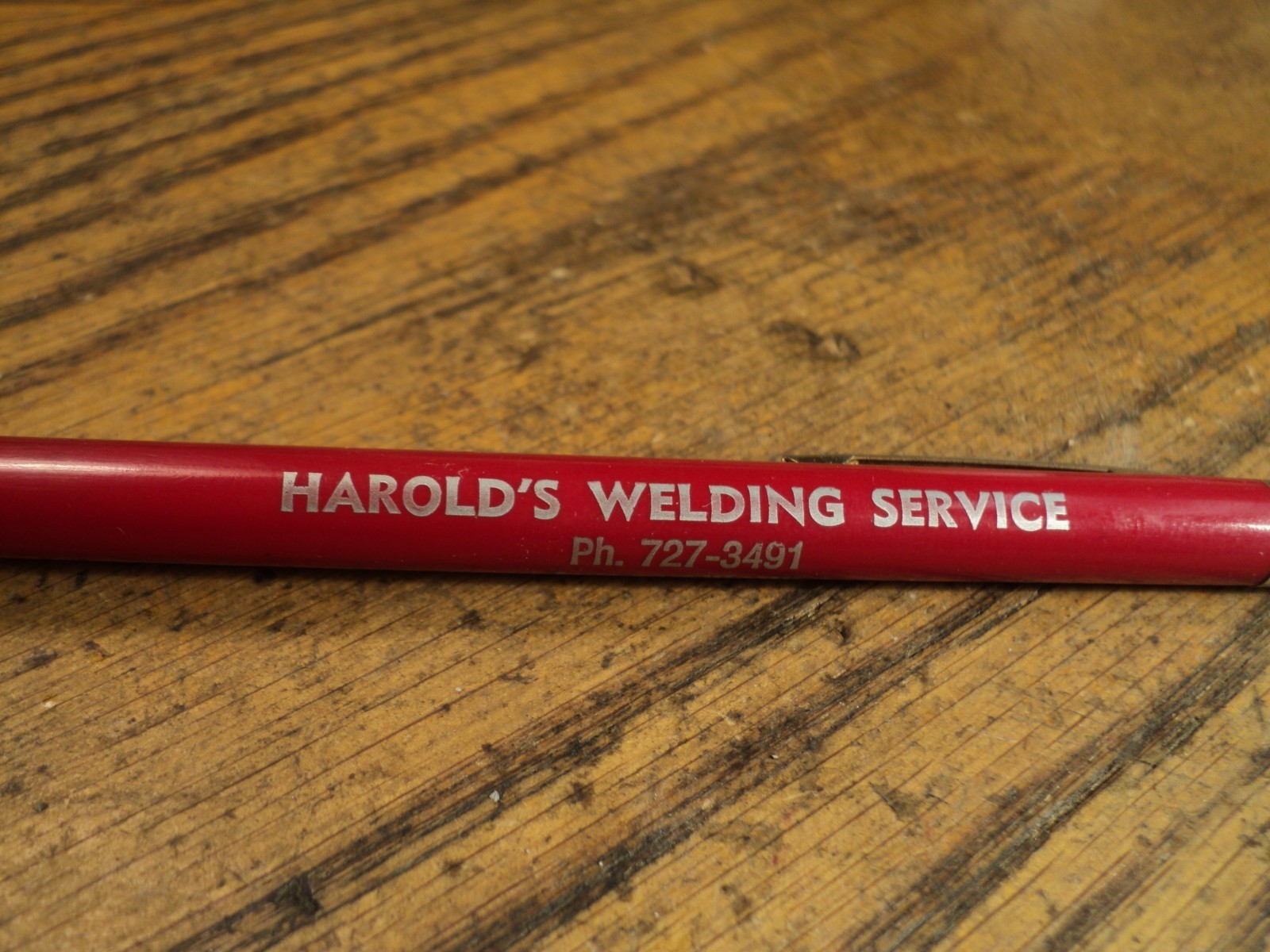 Vintage ReadyRiter Mechanical Pencil Harolds Welding Service Arrowsmith Ill