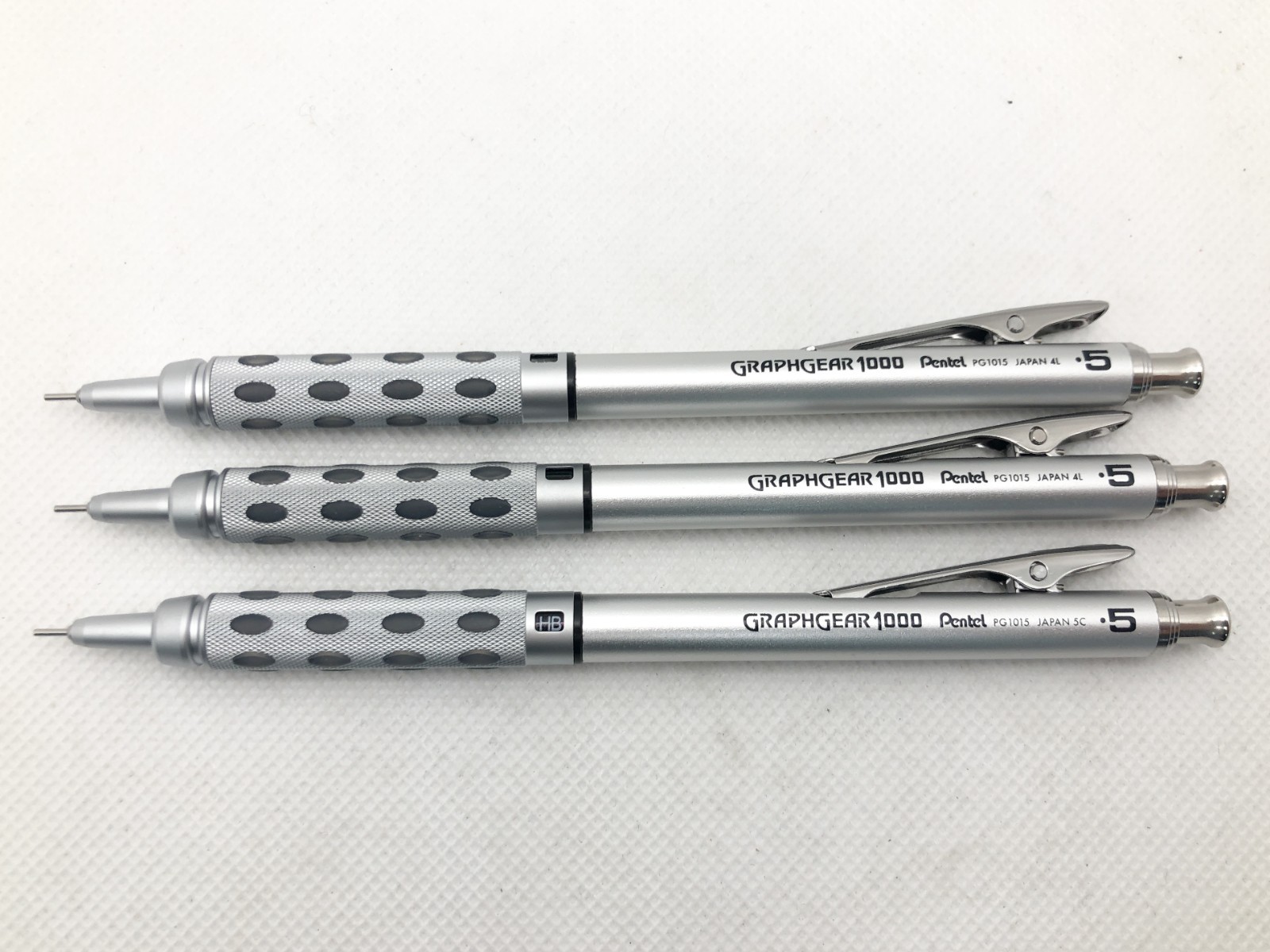 3Pentel Japan Pentel Mechanical Pencils Graph Gear 1000 PG1015