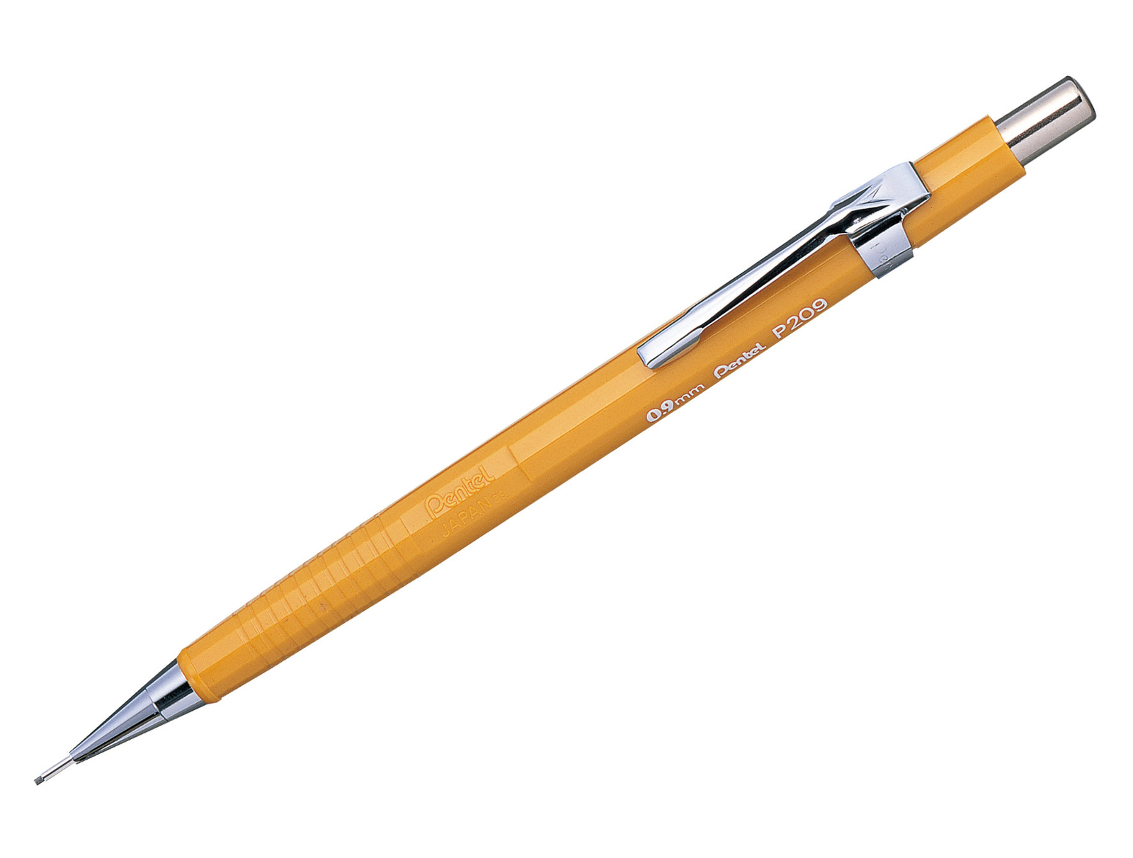 Pentel P209-G Sharp Automatic Mechanical Drafting Pencil Yellow 0.9 mm Japan