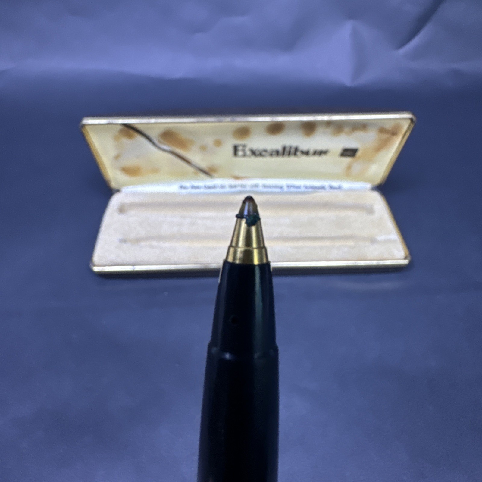 Vintage Pentel Excalibur Pen & Mechanical Pencil Set Gold