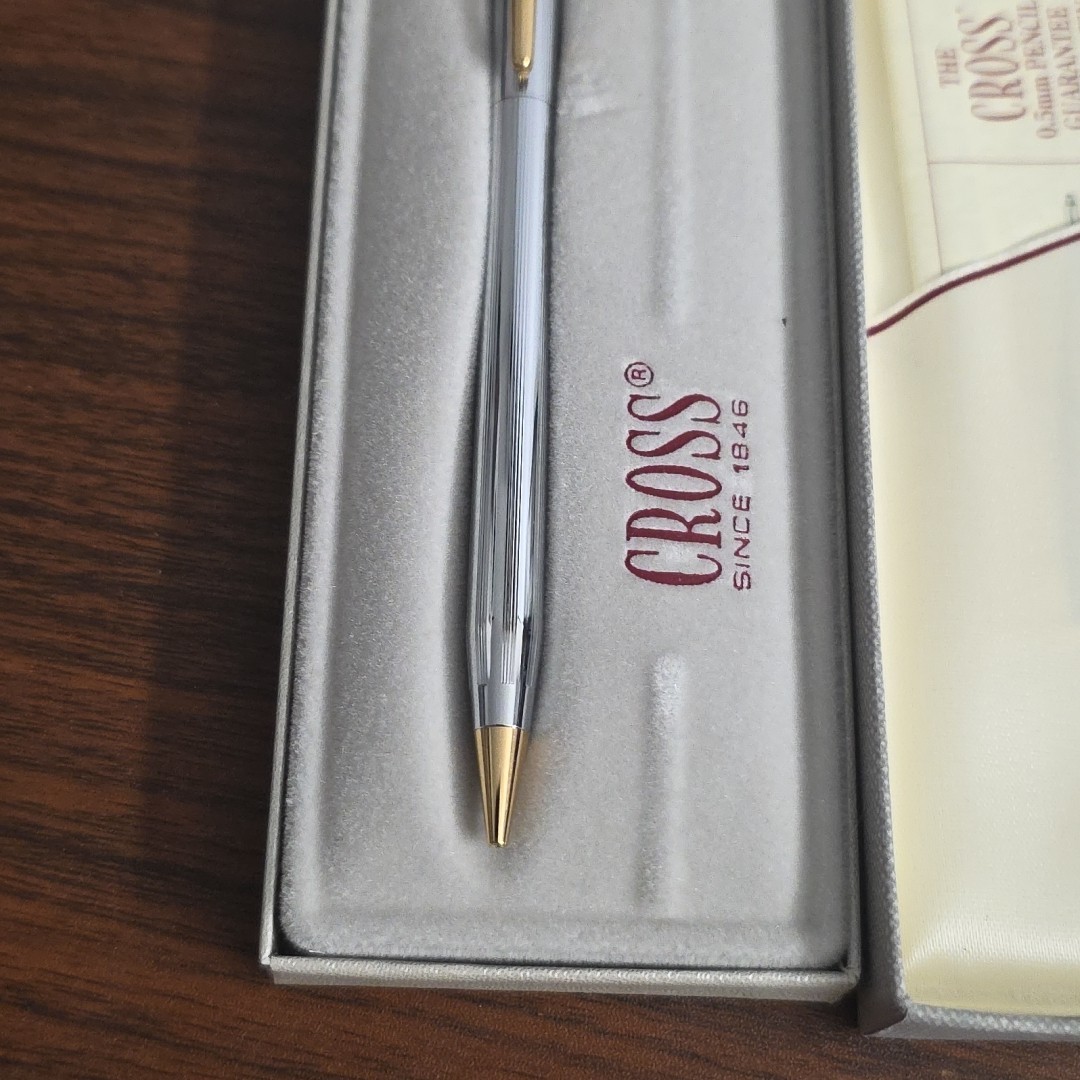 Cross Century Pencil Medalist Chrome & Gold 0.5mm New In Box 330305 Made In USA