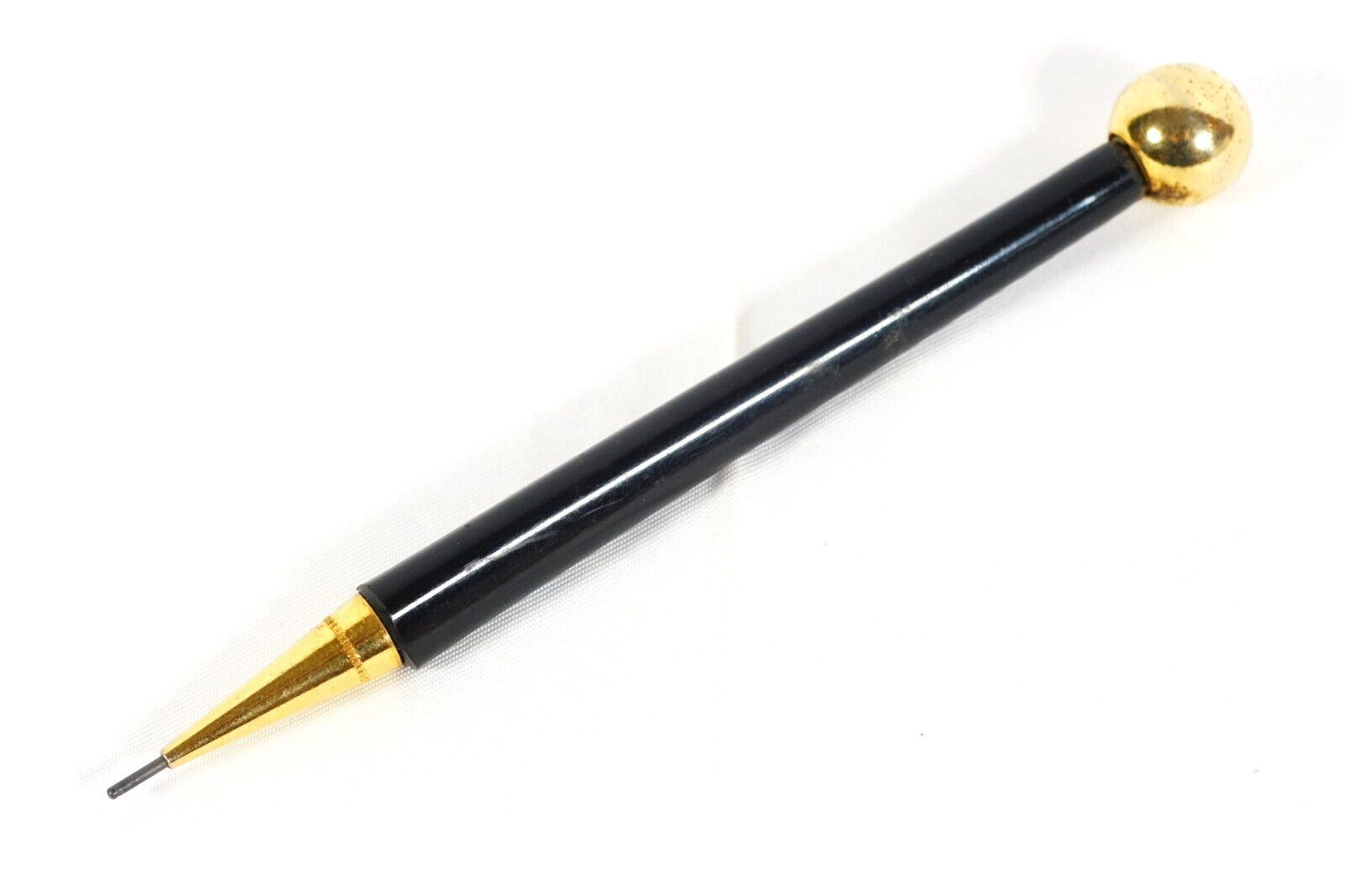 Vintage Phone Dialer Mechanical Pencil Gold Tone & Black Pencil