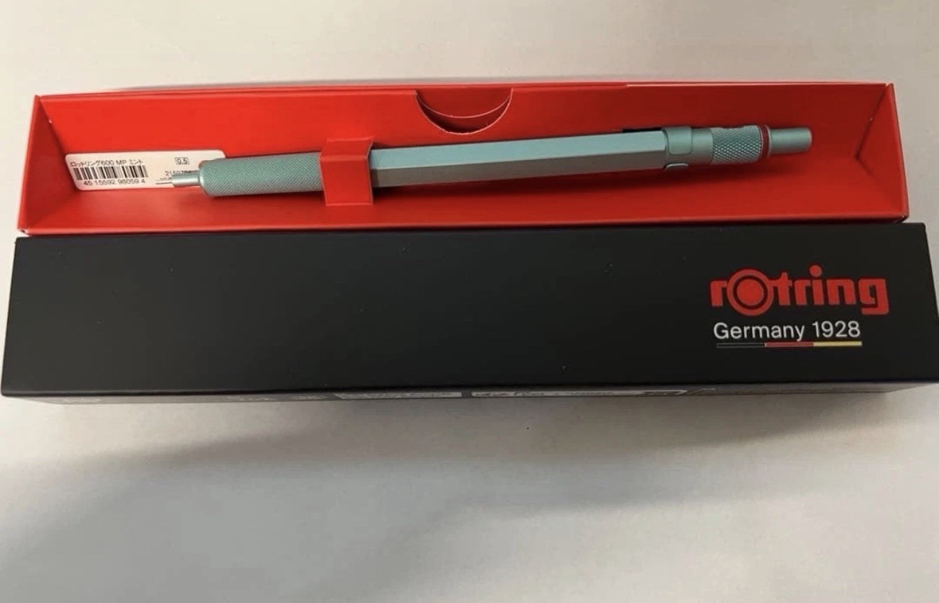 New Color Rotring 600 Color MINT Mechanical Pencil 0.5 mm 0.5 Boxed
