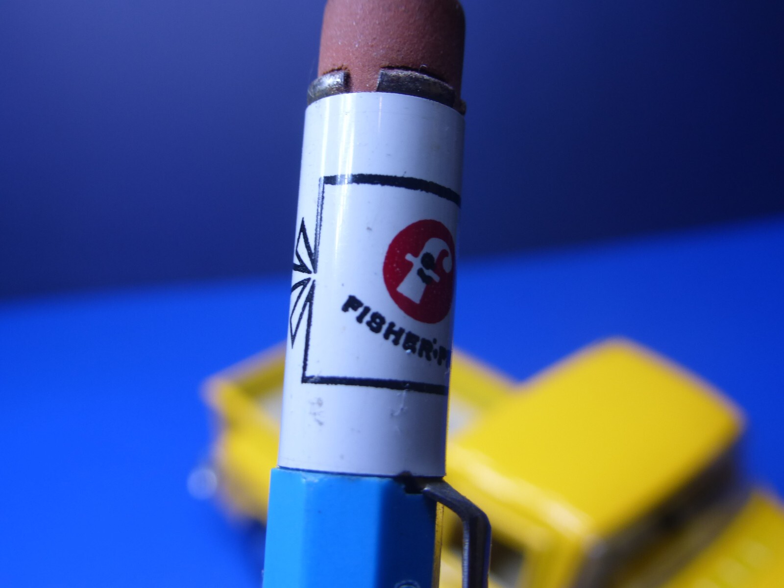 Vintage AUTOPOINT Mechanical Pencil Model 6, 1.18mm, FISHER PRICE TOYS Ad, 1960s