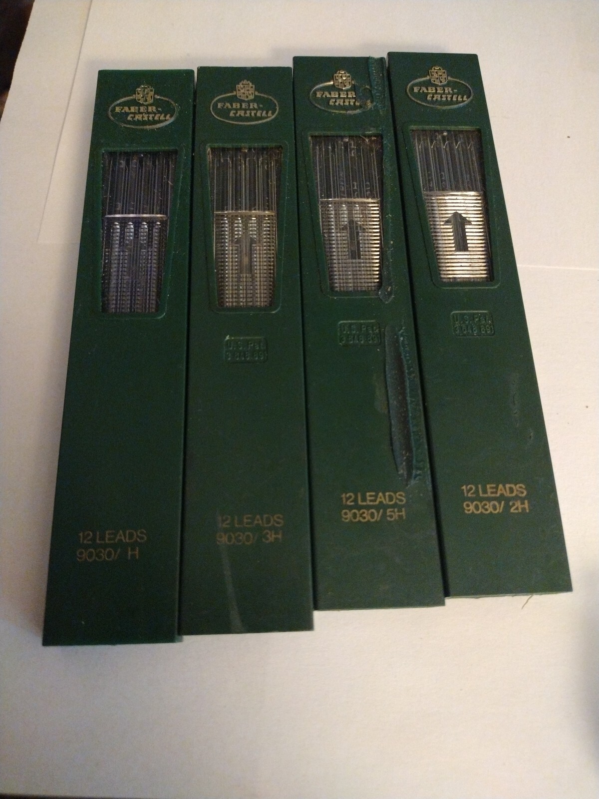 Vtg 3 Staedtler Mars Mechanical Drafting Pencils, Lead, 2 Colored Pencils, Adapt