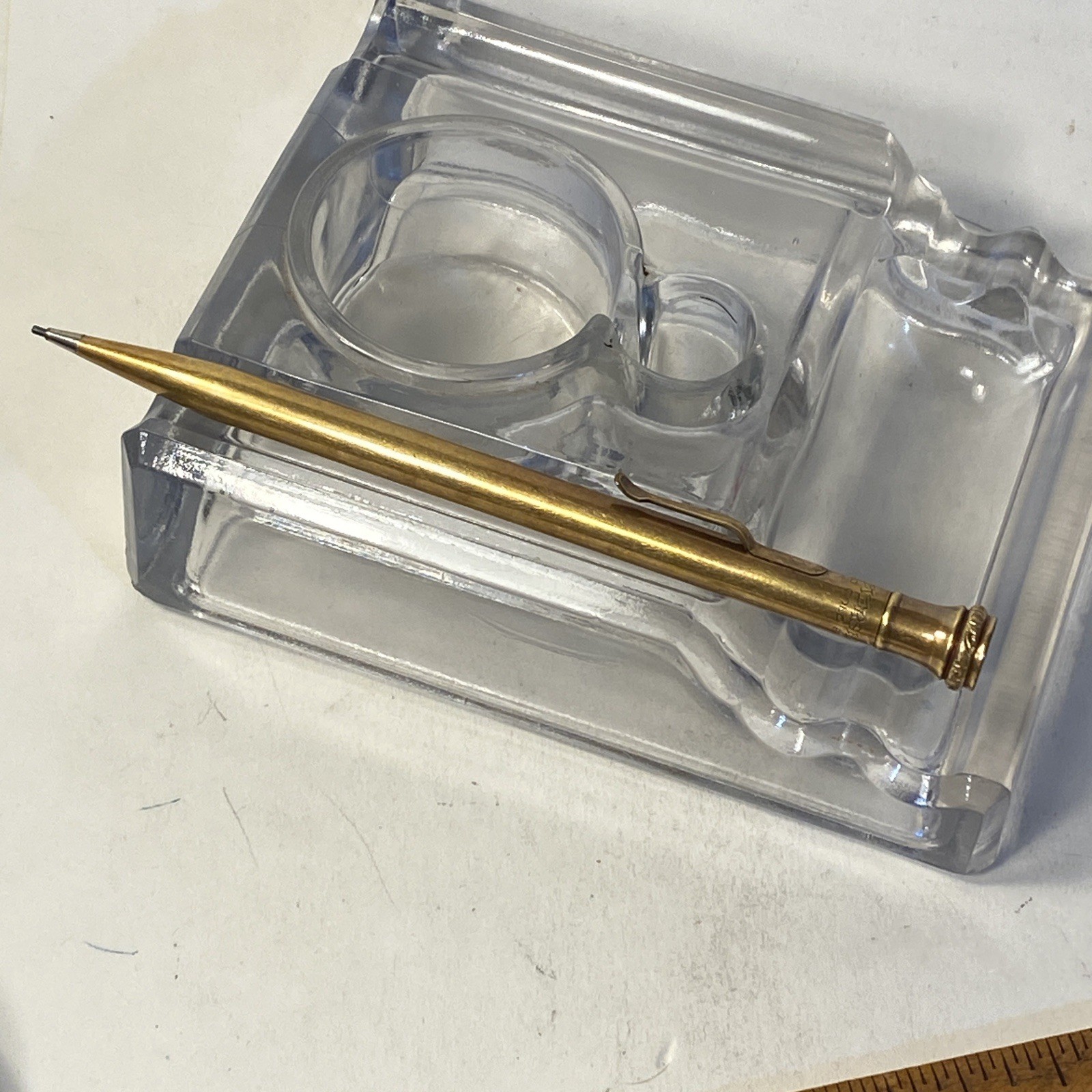 Antique Wahl Eversharp Co. Gold Filled Art Deco Mechanical Pencil 5.25″