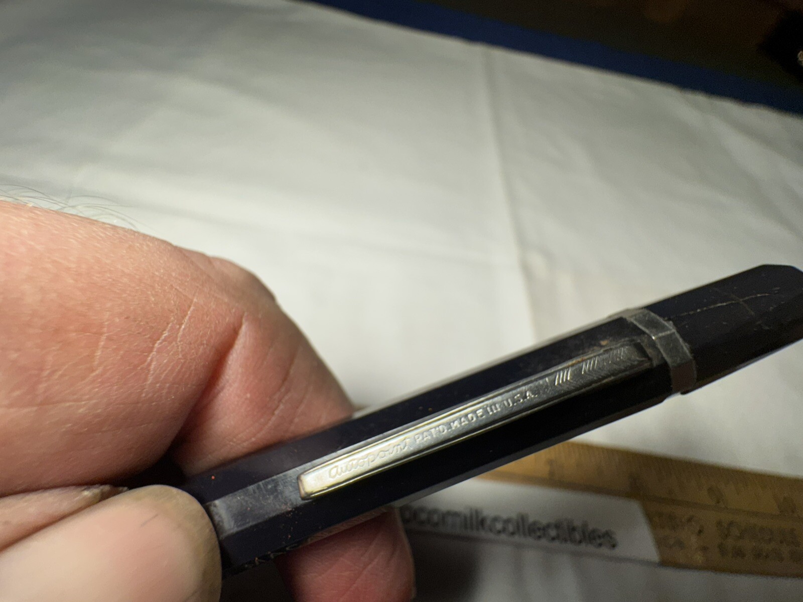 1960’s Lead Advertising Mechanical Pencil Autopoint Bravo Macaroni Rochester NY