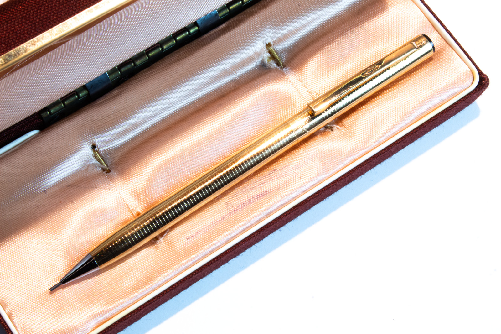 Anson Pencil 22kt Gold Electroplate With Case