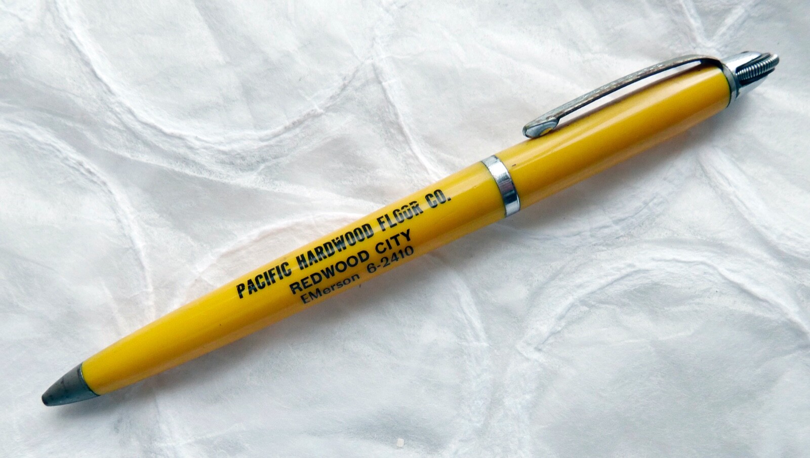 Vintage Ritepoint ADVT Mech Pencil/BP Combo Pacific Hardwood Co. (REDWOOD CITY)