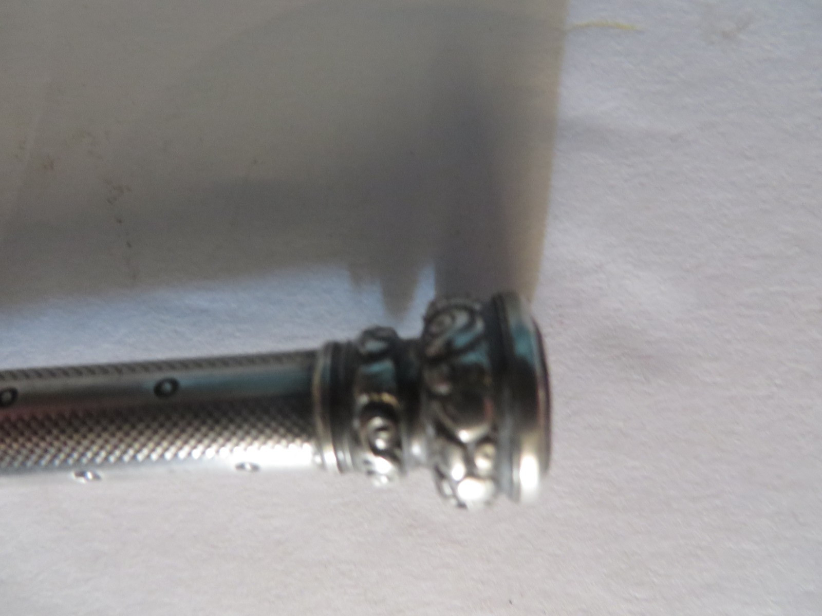 Joseph Willmore Sterling Silver Propelling Pencil Date Mark 1831-2 Birmingham