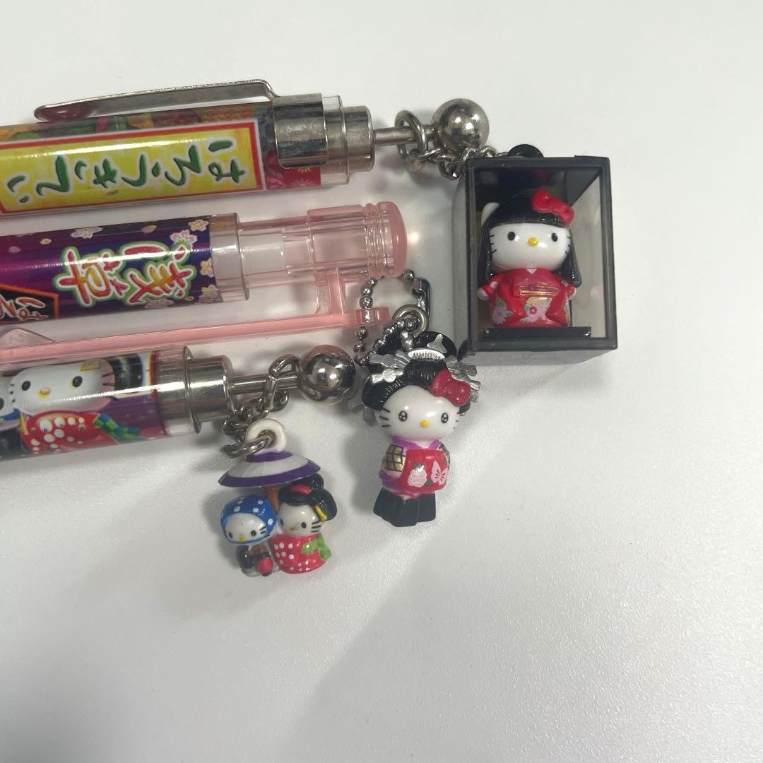 New Local Kitty Ballpoint Pen Mechanical Pencil Kimono Set 3 Pieces Jidaihime