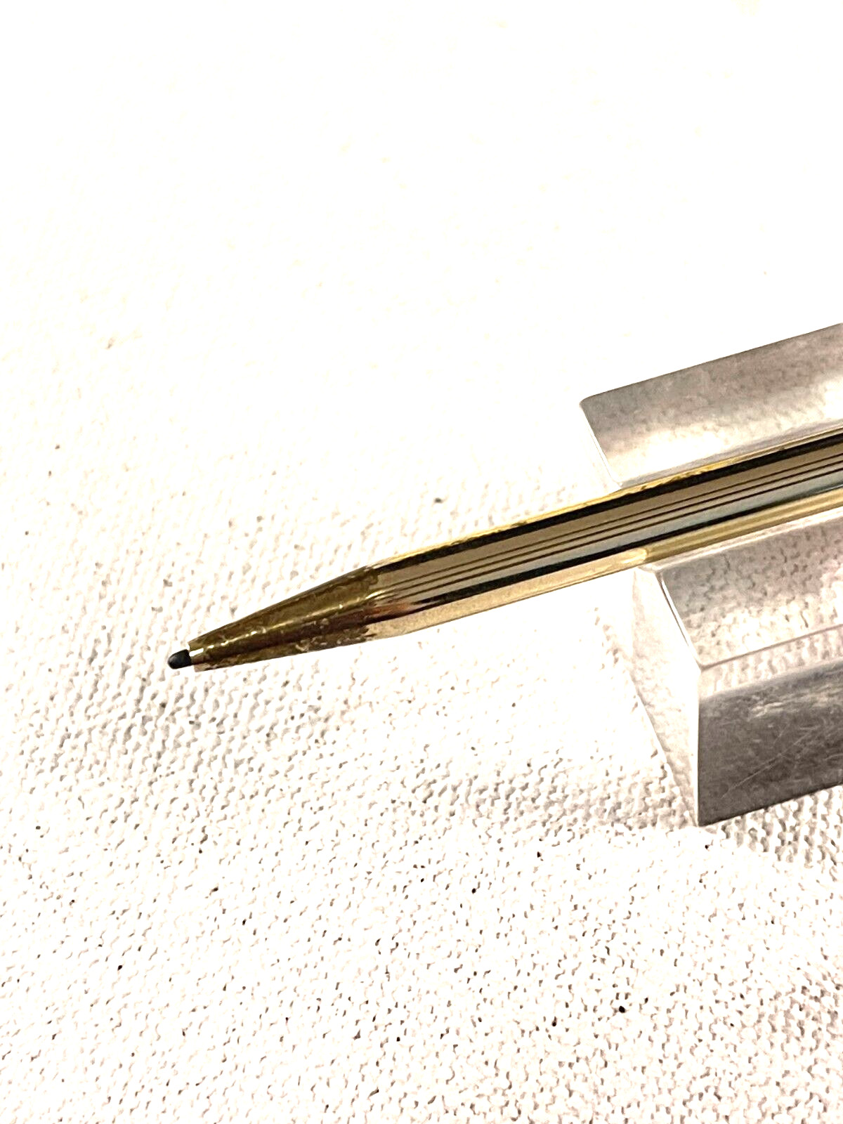 Vintage 3″ MIdget twist Gold Pencil “Made in Japan” 1.1 m lead Excellent Case