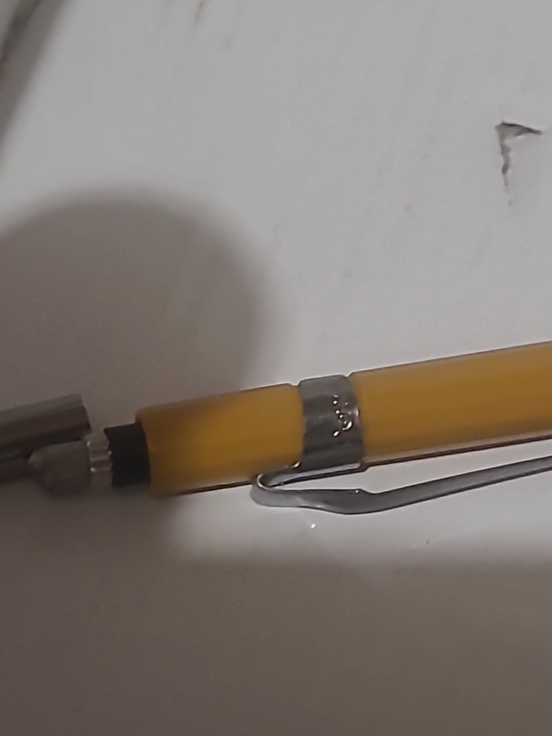Vintage Pentel Sharp P209 Mechanical Drafting Pencil Yellow 0.9mm Japan