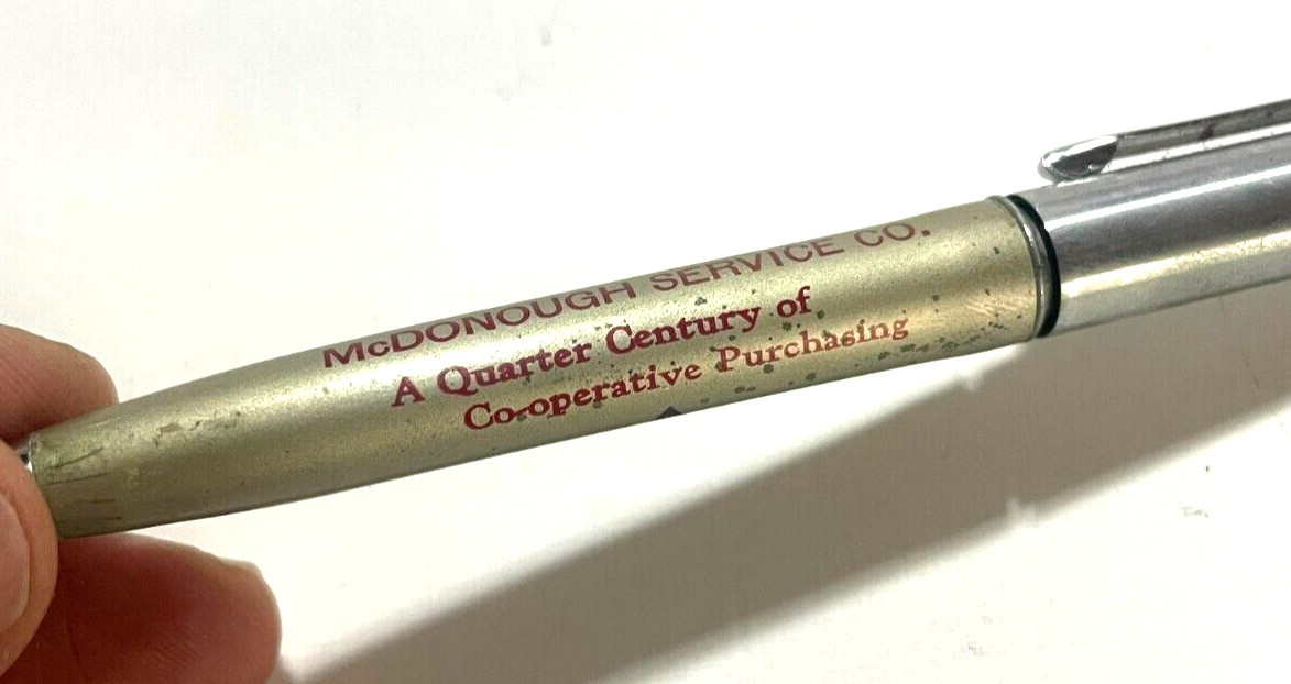McDonough Svc 1955 Annual 25th Illinois Farm c. 1955 Mechanical Pencil Ritepoint
