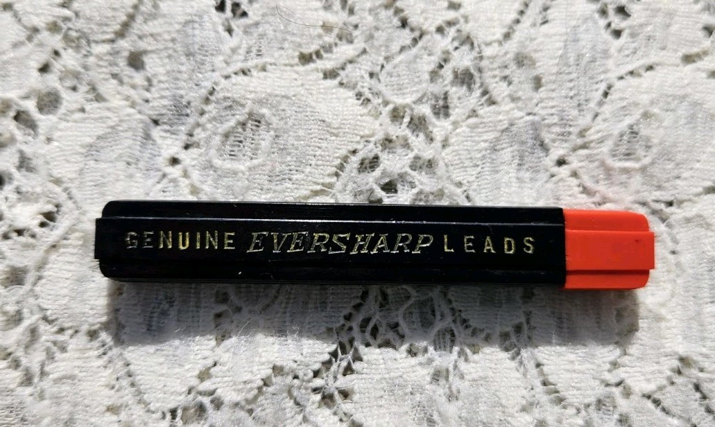 Vintage Eversharp Red Top Mechanical Pencil Lead 5 Containers INDEL THIN Leads