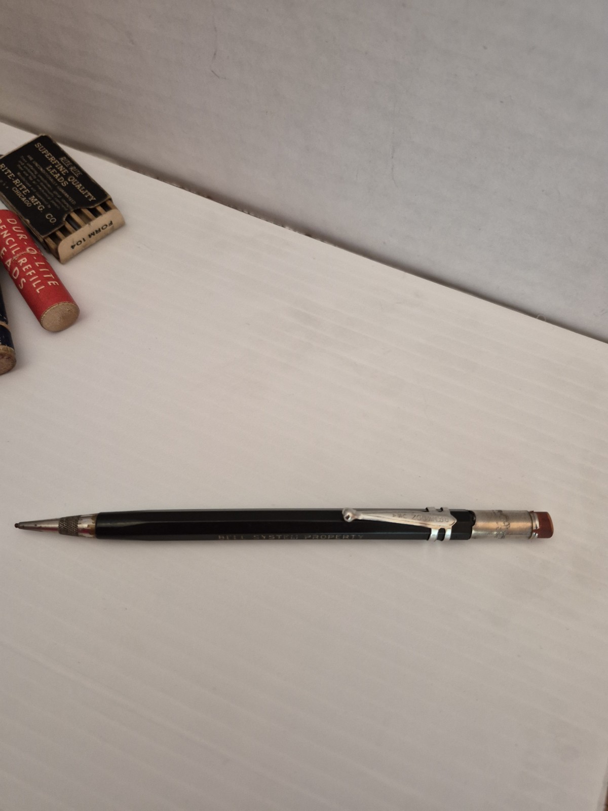 Vintage Lot Of Mechanical Pencils, Shaffer Replacement Lead And Erasers