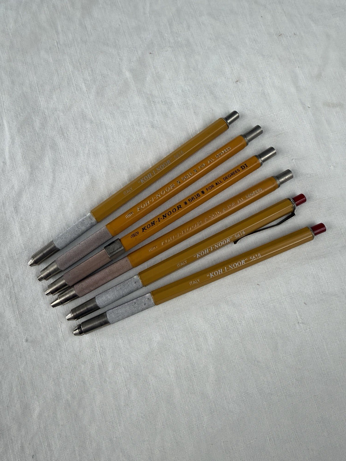 Vintage Koh-I-Noor 5616 lead holder mechanical Drafting Pencils Italy LOT