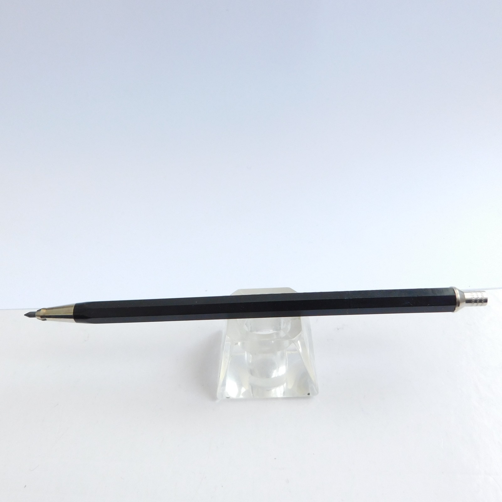 Vintage HAUSER TS 41 Black/Chrome Trim Mechanical Pencil 2 mm Germany 1970s