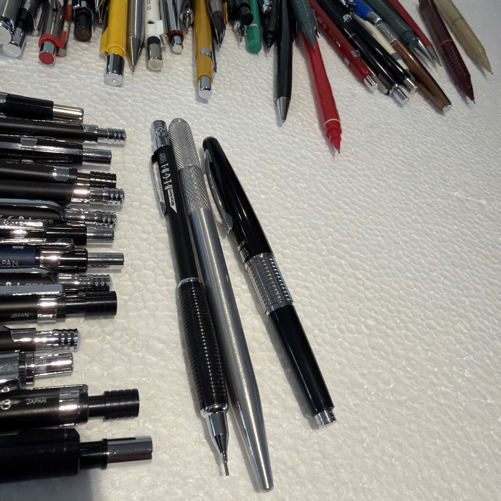 Vintage Lot of 205 Drafting Mechanical Pencils with Leads JAPAN Germany Etc