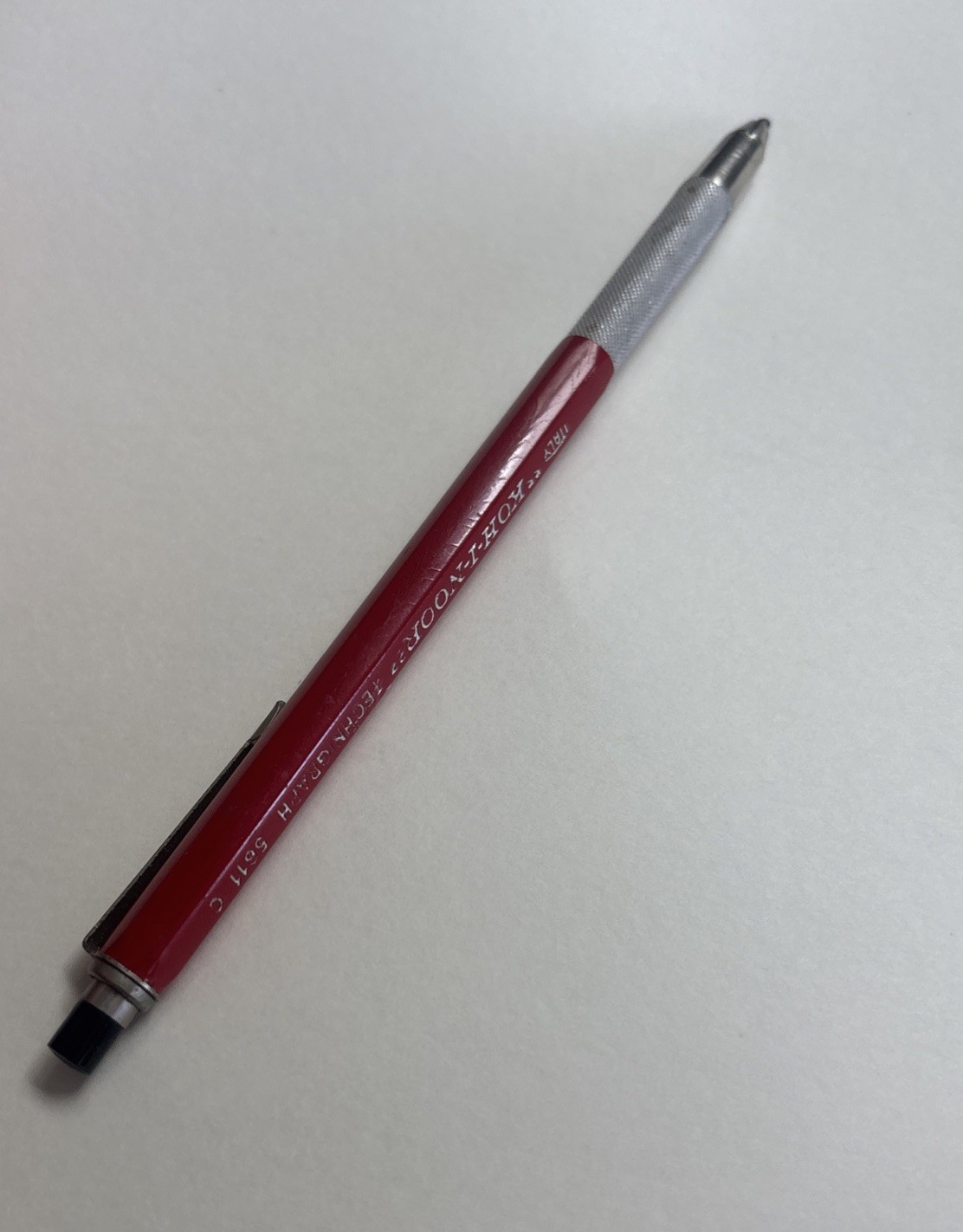 Vintage KOH-I-NOOR Red Technigraph 5611 Lead Holder Drafting Pencil Made Italy