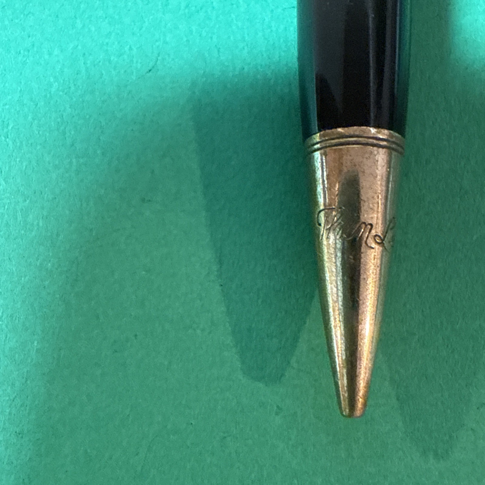 Vintage Eversharp Skyline Striped Mechanical Pencil Thin Lead Engraved
