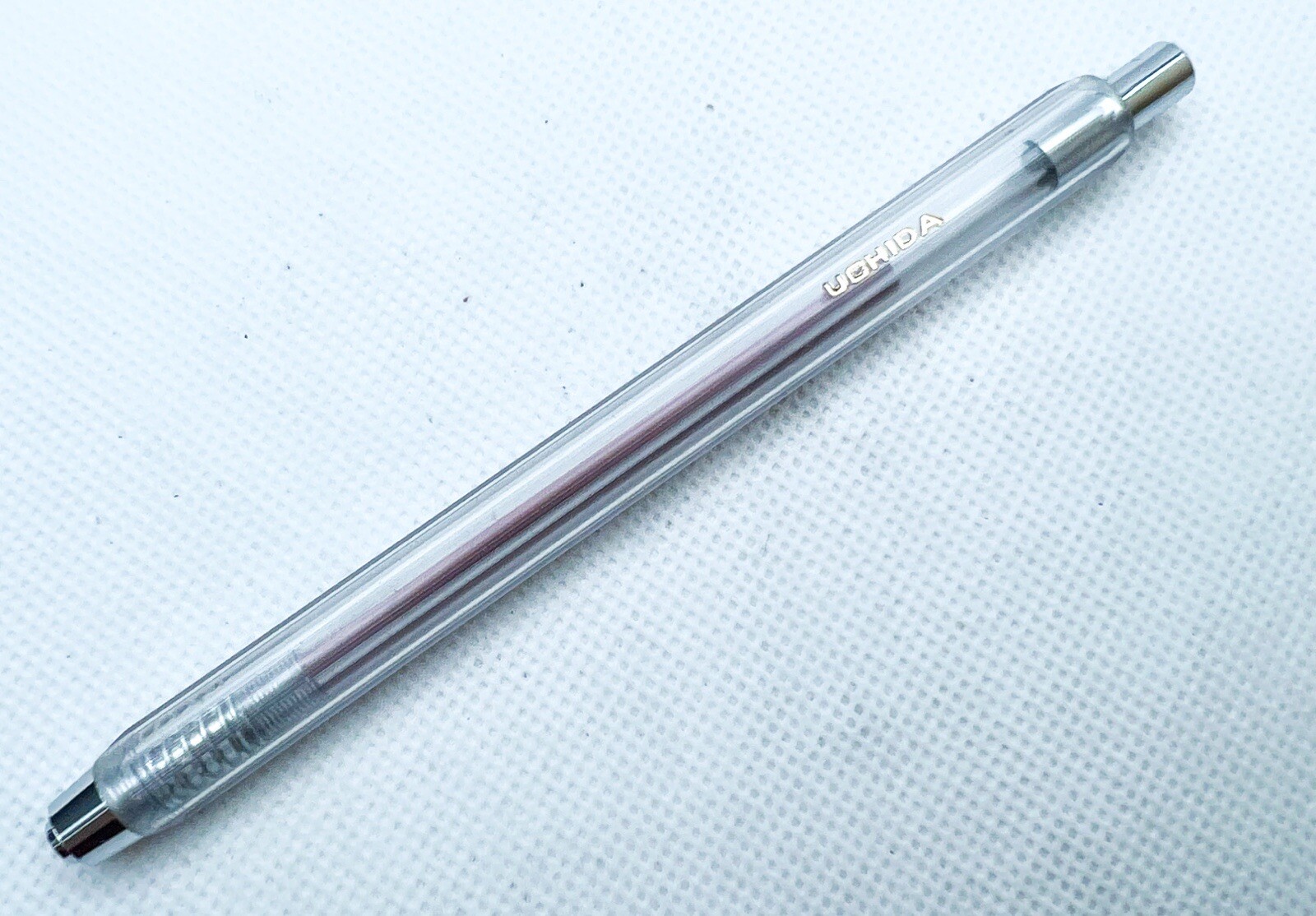 NOS uchida clutch pencil Holder drafting set with 12 colors refills Set