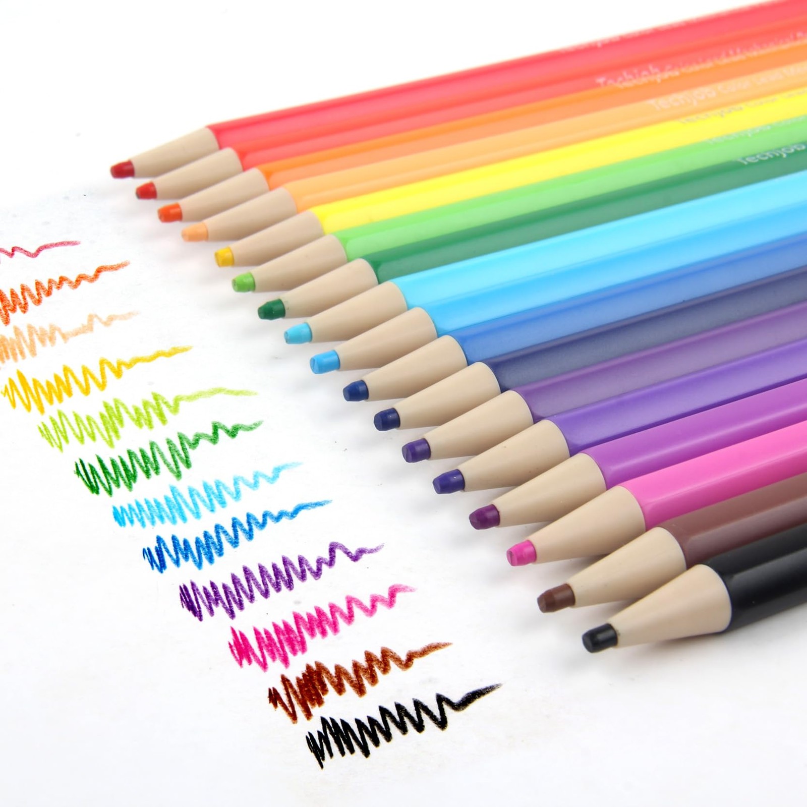 18 PCS Colored Mechanical Pencil 2.6mm Coloring Drawing Art Pencils Supplies