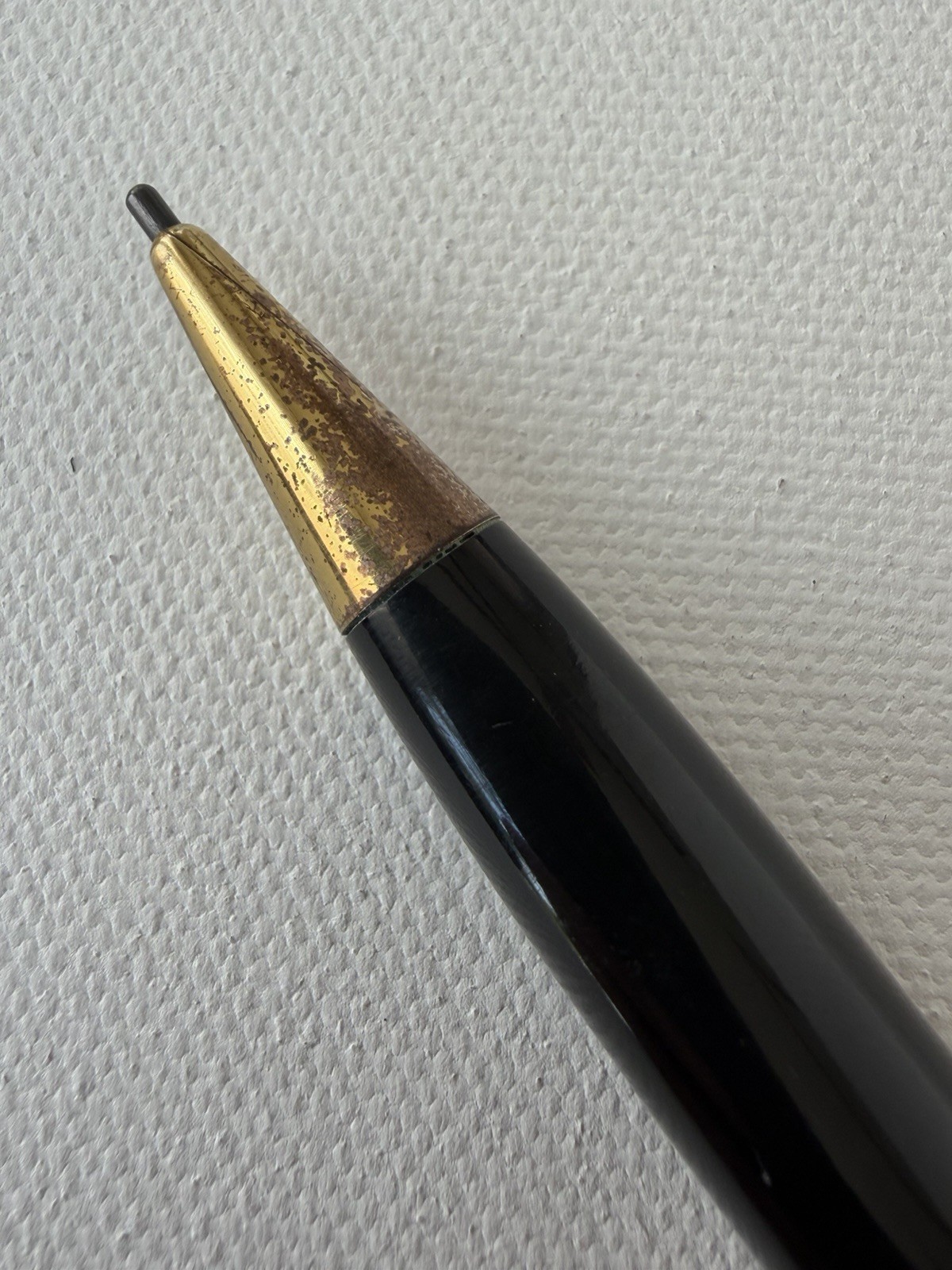 Montblanc f 1.5 mm lead 82 PIX Push Pencil yellow celluloid star | Vintage