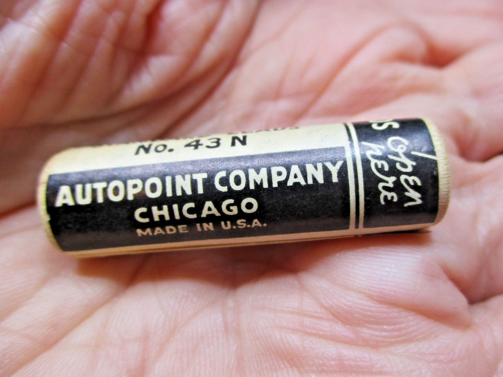 Lot of 3 Autopoint Standard Leads No. 43N 24 HB Med. Black 10 Cents USA UNOPENED