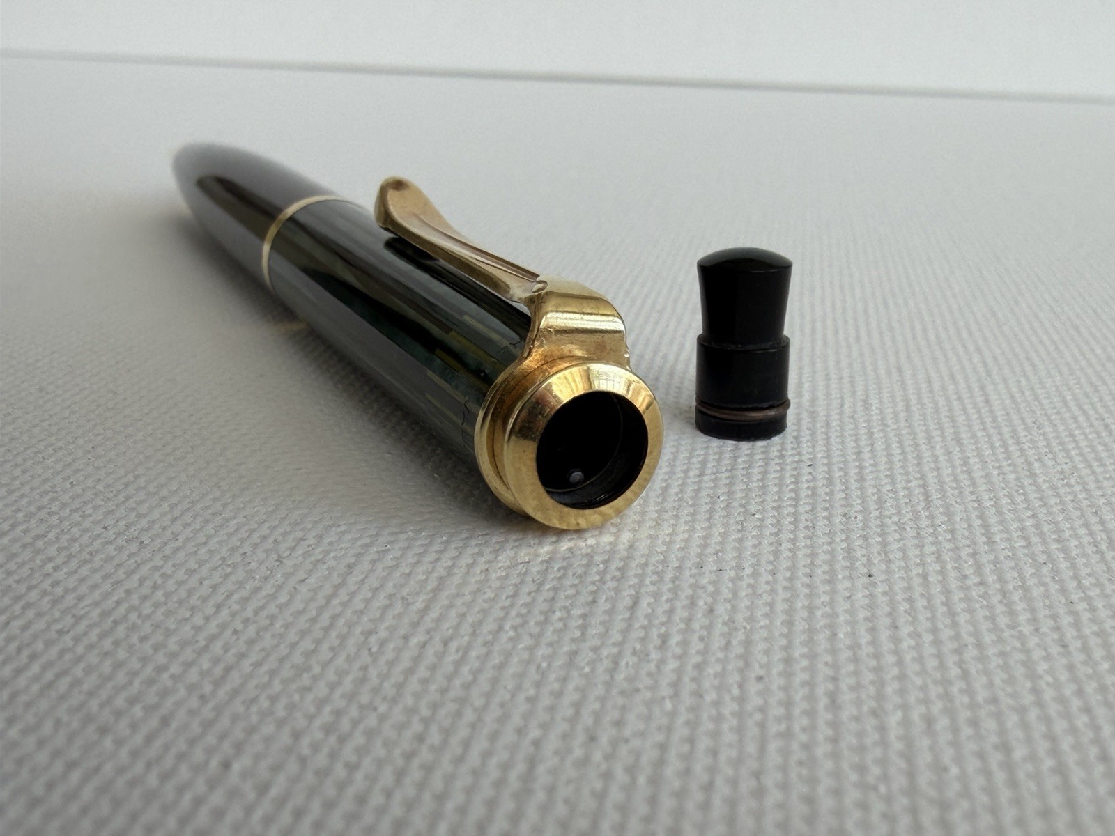 Pelikan 450 Mechanical Pencil In Green Striped & Black Günther Wagner Design