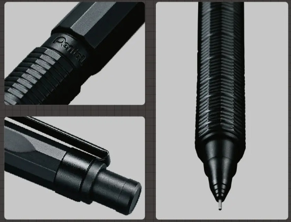Pentel Orenz Nero 0.3mm Mechanical Pencil PP3003-A Black Japan New