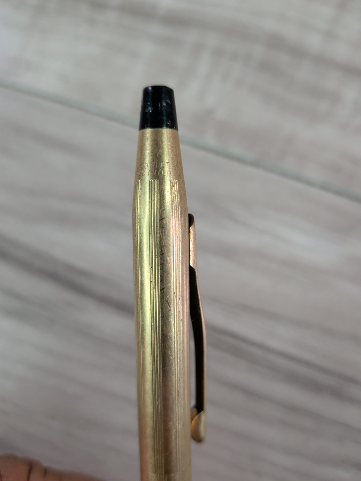 Vintage Cross Mechanical Pencil 1/20 12 KT Gold Filled Made In USA ( WORKING )