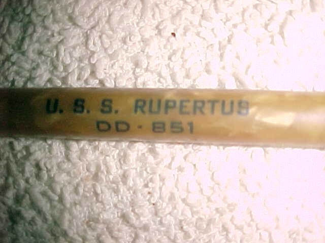 4 PENCILS vntg JOHN DEERE – GULF OIL TOP – U S S RUPERTUS NAVY and PETER PEN