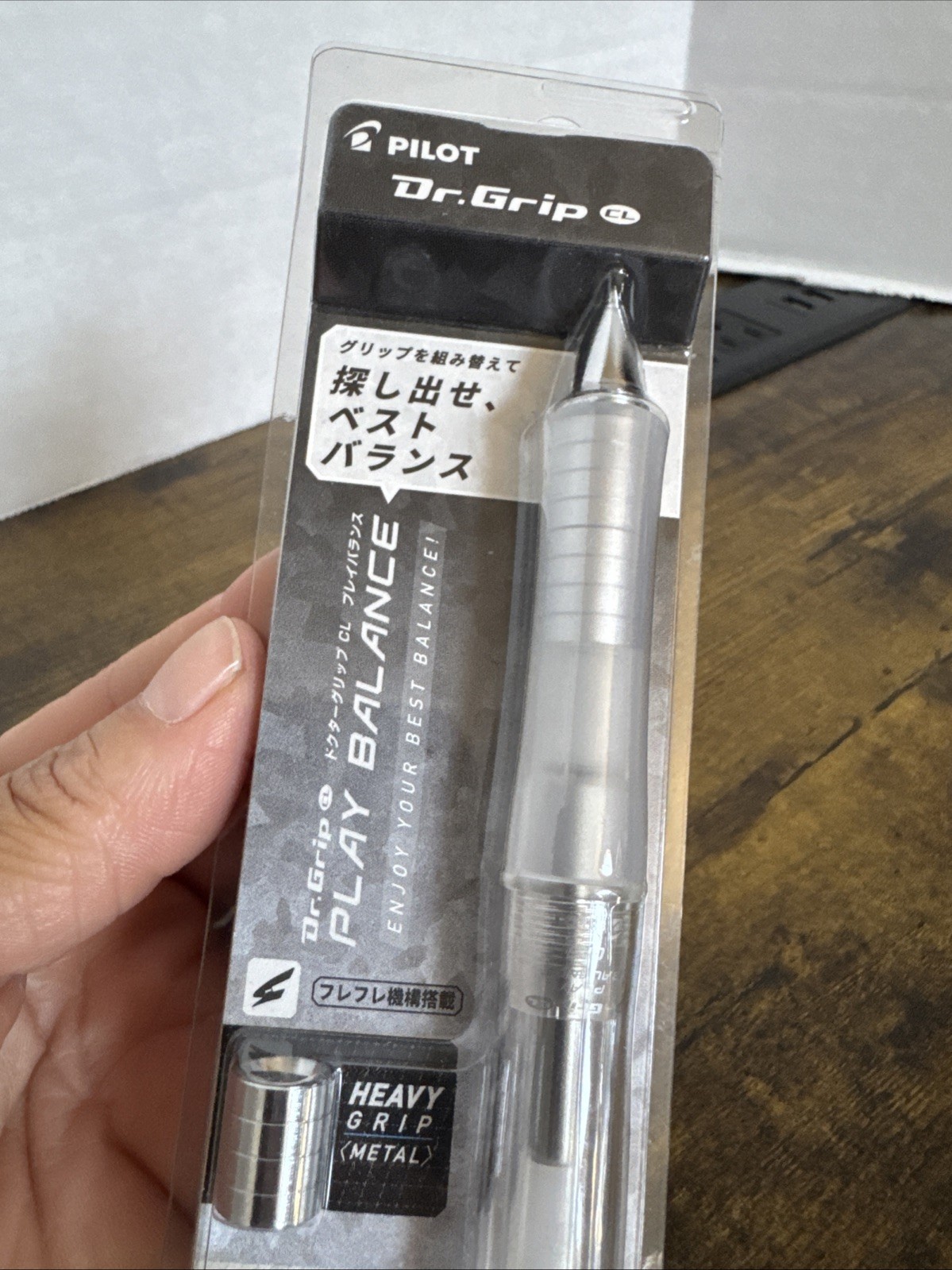 Pilot Dr Grip CL Mechanical Pencil 0.5mm New Sealed Japan Heavy Grip Metal Grey