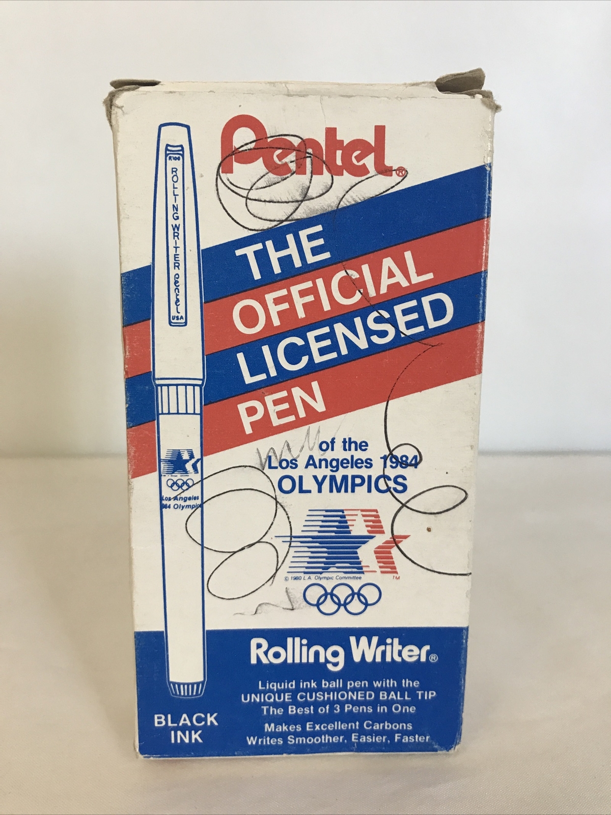 Vintage Full Box Pentel Olympics 1984 Pens