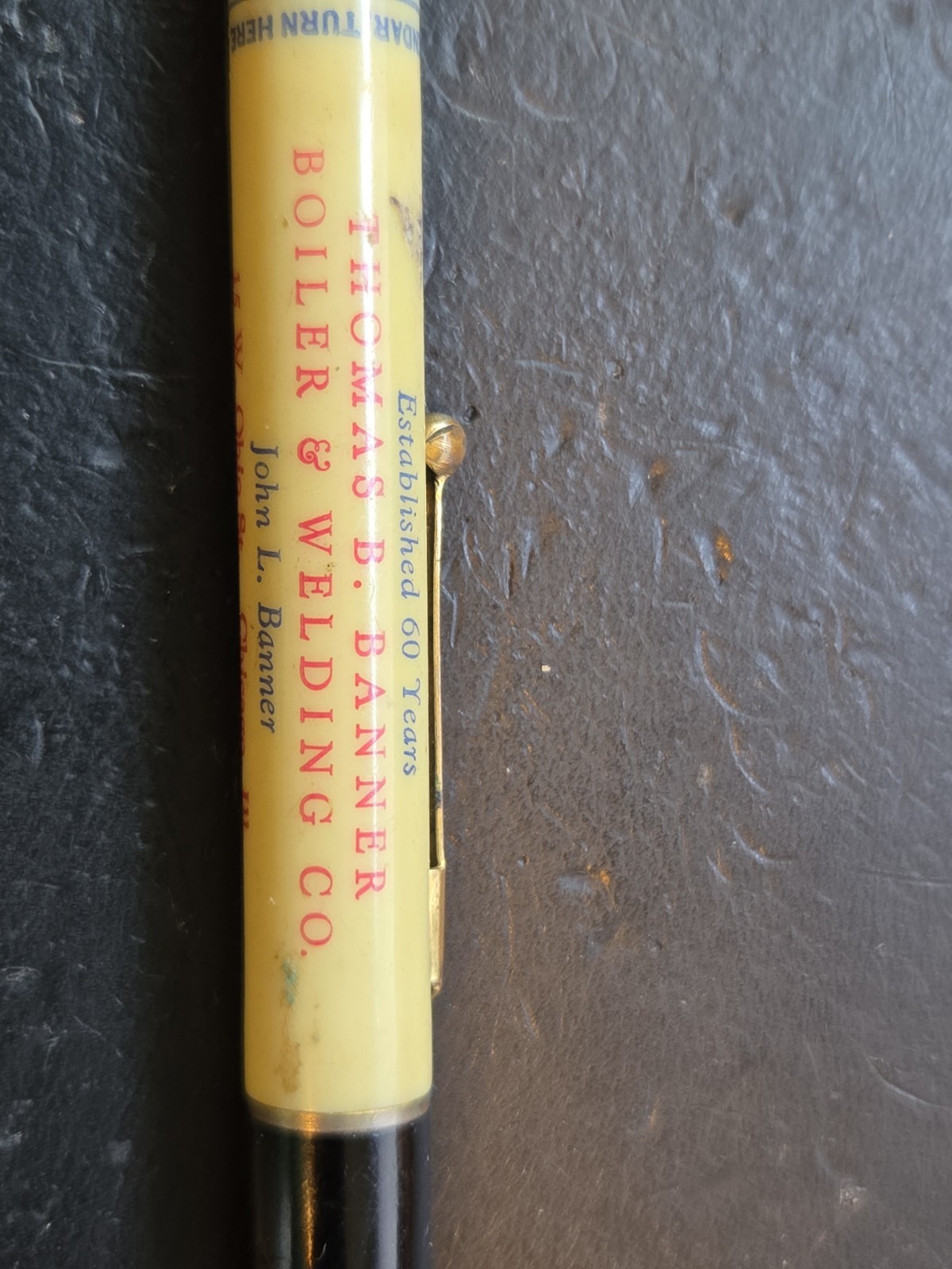 Osborne Mechanical Pencil – Perpetual Calendar- Banner Boiler & Welding