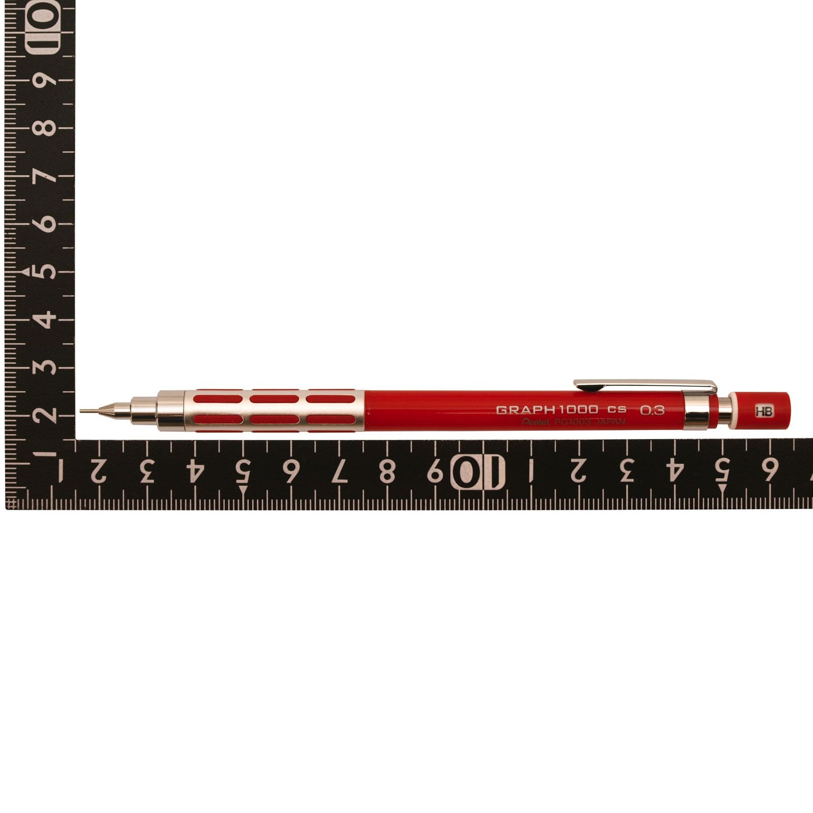 0.3mm Red Mechanical Pencil Graph 1000 CS Fine Writing Instrument from Japan
