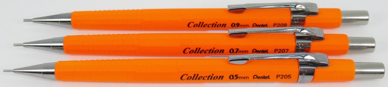 Pentel P200 Collection Neon – Orange, Set of 3 (Brazil)