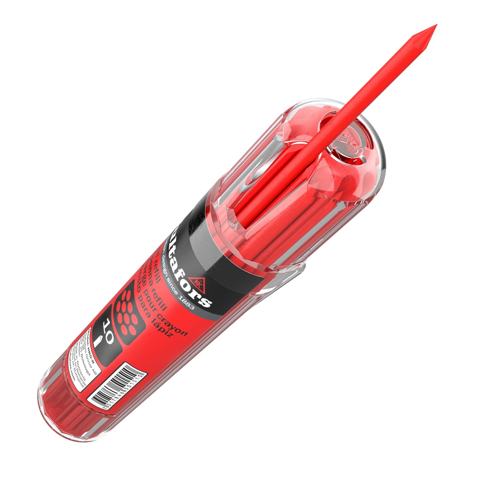 Tools 650150 Dry Marker Refills HRD Heavy Duty MultiPurpose Red 10 Leads