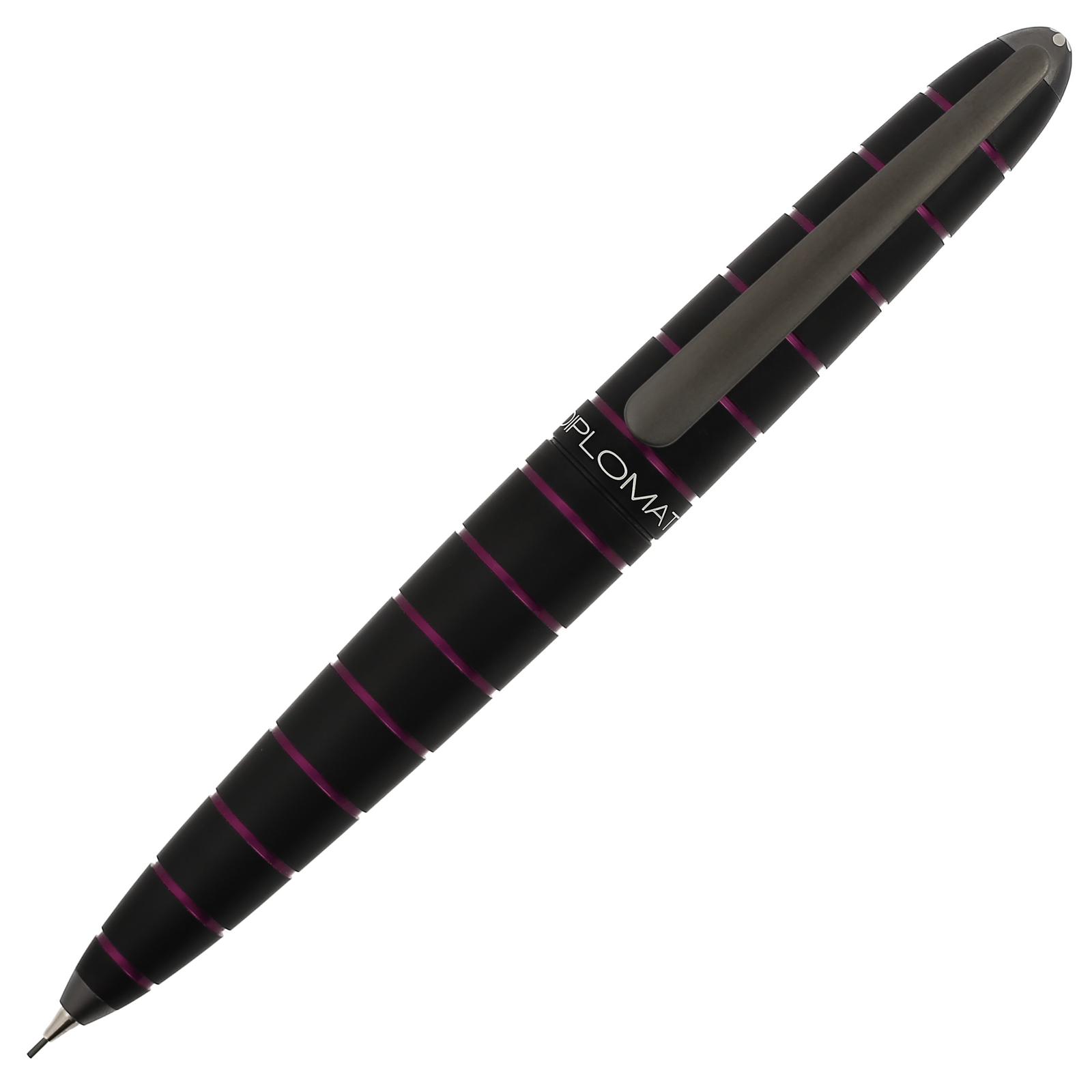 Diplomat Elox Ring Mechanical Pencil 0.7 mm Black Purple