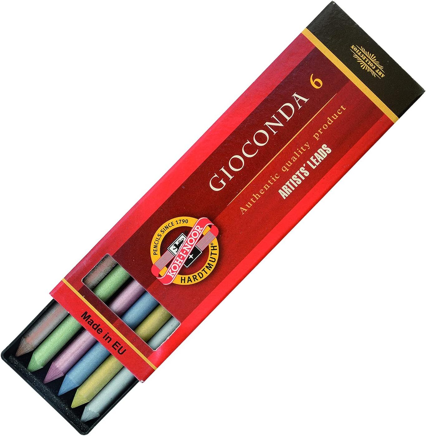 Koh I Noor Artist Pencil Leads Set Of 6 High Quality Drawing Writing Instruments